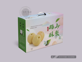 酥梨包装 平面图