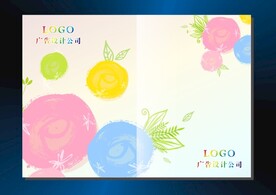 七色鲜花 创意封面