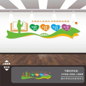 四有好老师文化墙