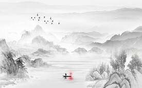 中式背景墙