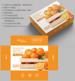 橙子包装 水果盒子