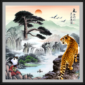 国画老虎