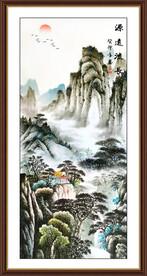 玄关国画山水