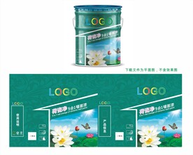 荷瓷净5合1墙面漆环保涂料包装