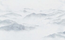 大理石水墨山水