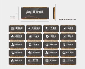 办公室门牌