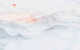 轻奢线条背景墙