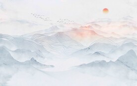 轻奢线条背景墙