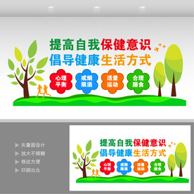 健康教育文化墙