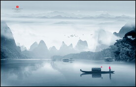 水墨山水画