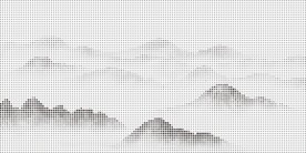 山水激光镂空