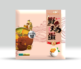 土鸡蛋包装 效果源文件