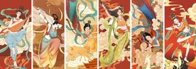 敦煌飞天仙女