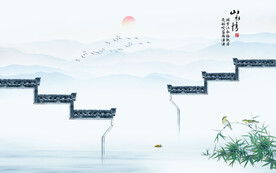 禅意山水画