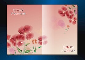 水墨红花 相册封面