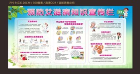 预防艾滋病宣传栏