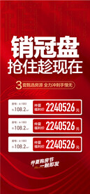 销冠盘抢住趁现在特价房源海报