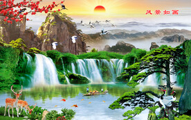 山水风景画