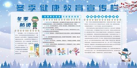 冬季健康教育宣传栏