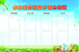 学生营养改善