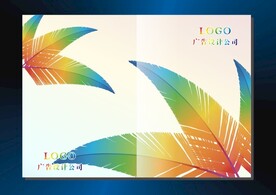 缤纷羽毛 画册封面