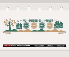 校园标语文化墙