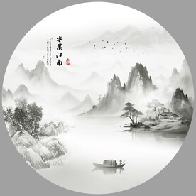 圆形装饰画