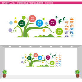 师德师风文化墙