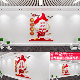 道德讲堂文化墙