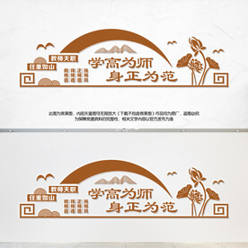 师德师风文化墙