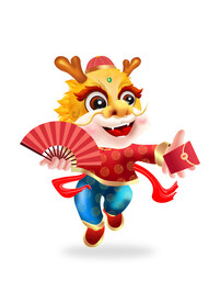 卡通龙年
