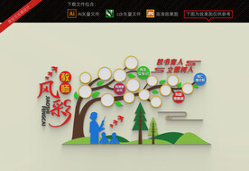 教师风采文化墙