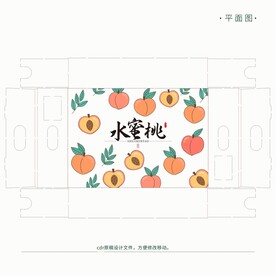 水蜜桃盒子版面设计