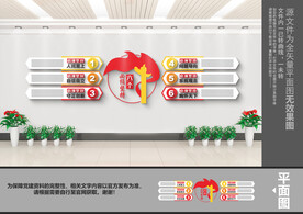 六个必须坚持文化墙