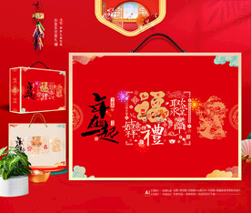 新年礼盒 年货包装