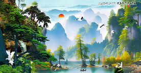 山水风景画