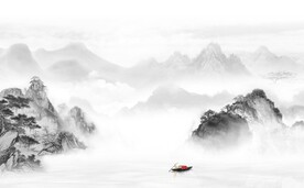 新中式背景墙