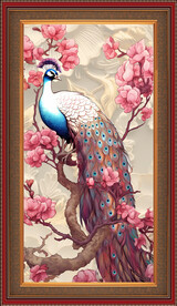 孔雀装饰画