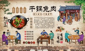 干锅兔肉