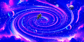 唯美高清旋涡星空