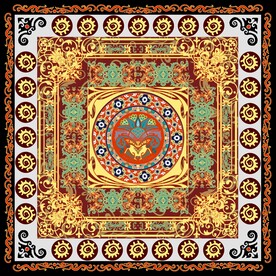 南欧花纹地中海花纹地毯