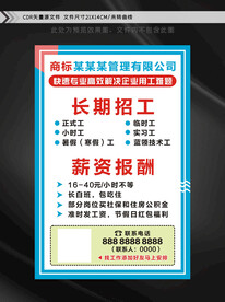 招聘贴纸