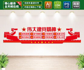 建党精神文化墙