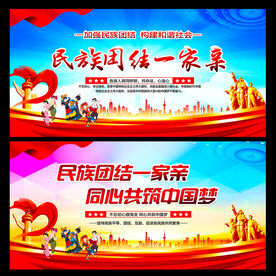 民族团结文化墙
