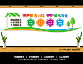林业局文化墙