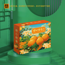 橙子礼盒包装