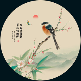 新中式花鸟画
