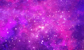 紫色星空背景墙