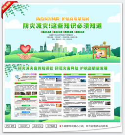 防灾减灾宣传栏