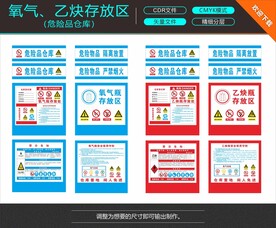 氧气乙炔存放区防护棚危险品仓库